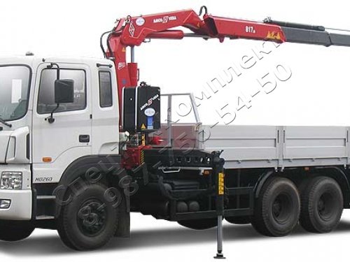 Бортовой Hyundai HD 260 с крано-манипуляторной установкой